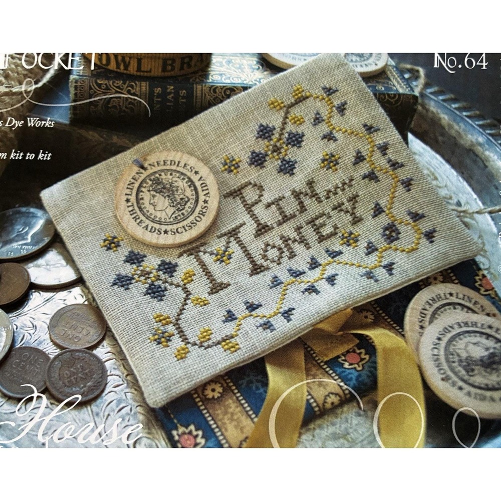 Summer House Stitche Workes Pin Money Pocket (No. 64) 2015 Limited Edition Kit *